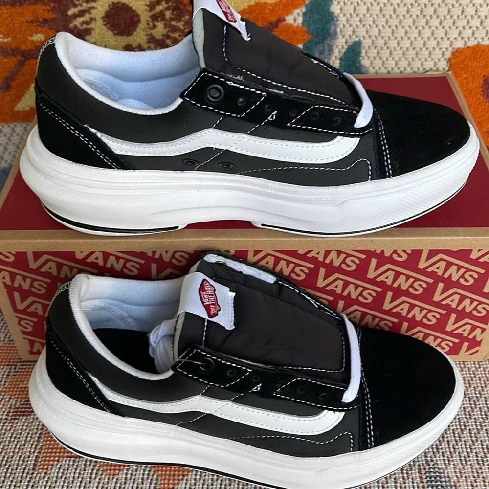 Vans WMNS Oid Skool Over Black/White VN0A7Q5EBA2 Sneakers Platforms